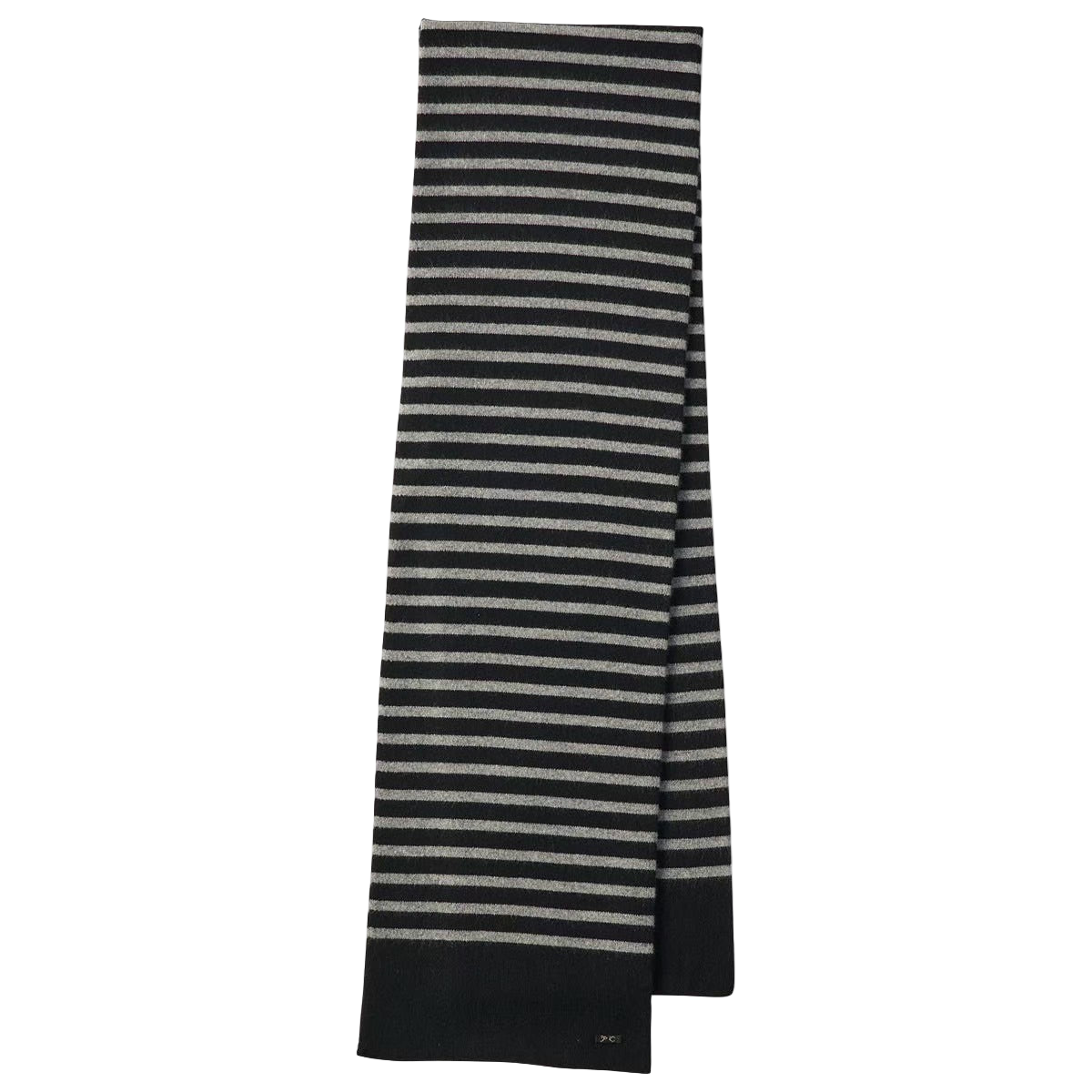 CASHMERE KNIT BORDER STOLE (BABY CASH)