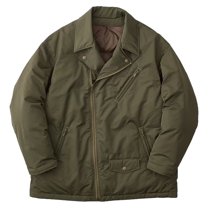 SHEEN NYLON RIDERS DOWN JACKET