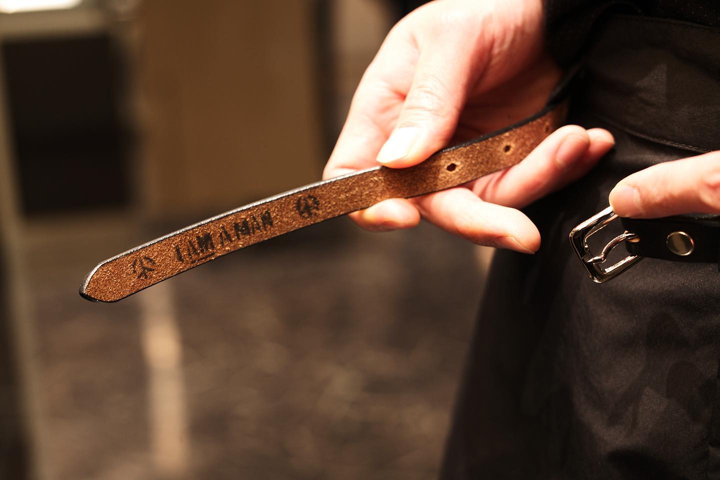 PORTER CLASSIC WOLF'S HEAD PEACE BELT (15mm)