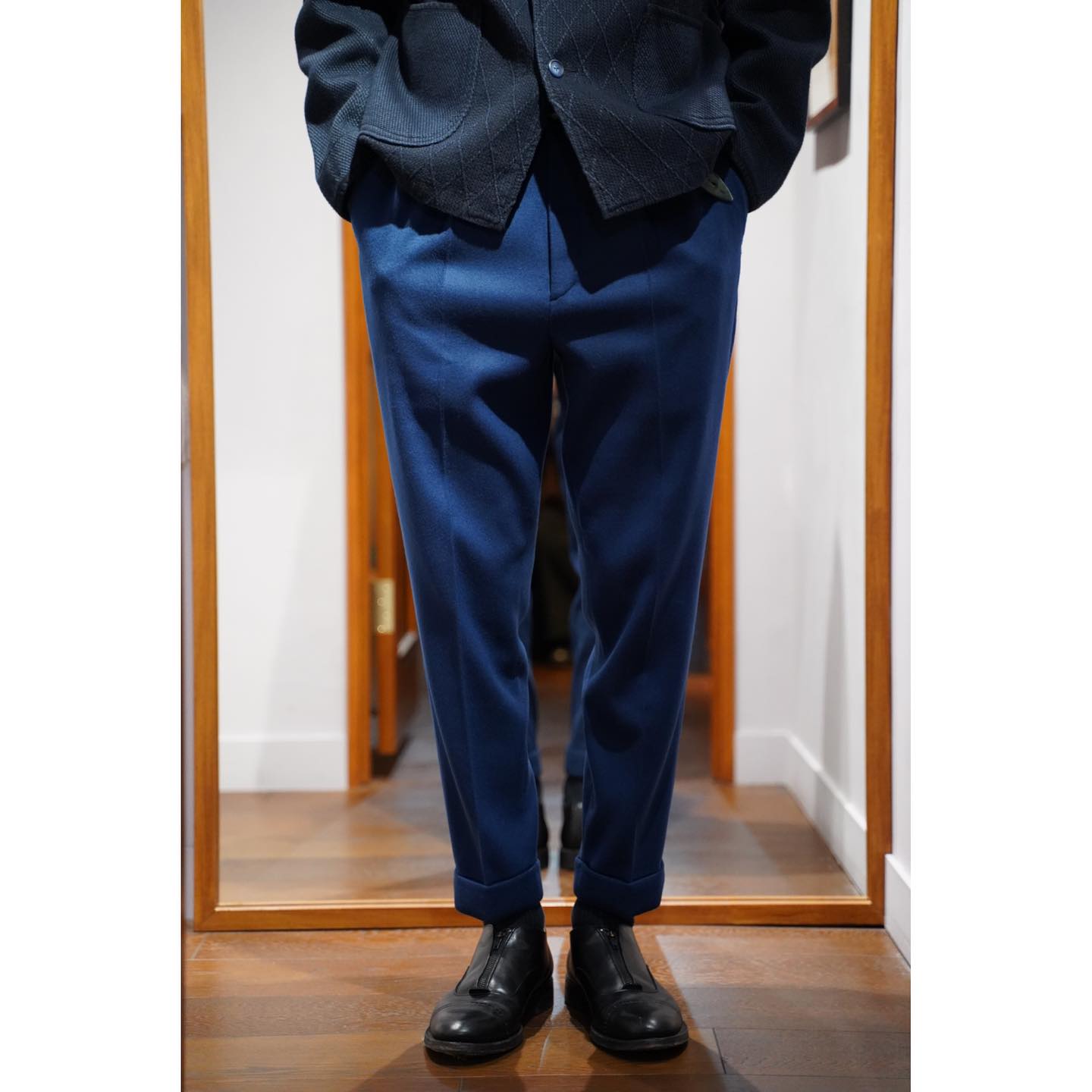 CASHMERE TAILORED PANTS (BABY CASH)