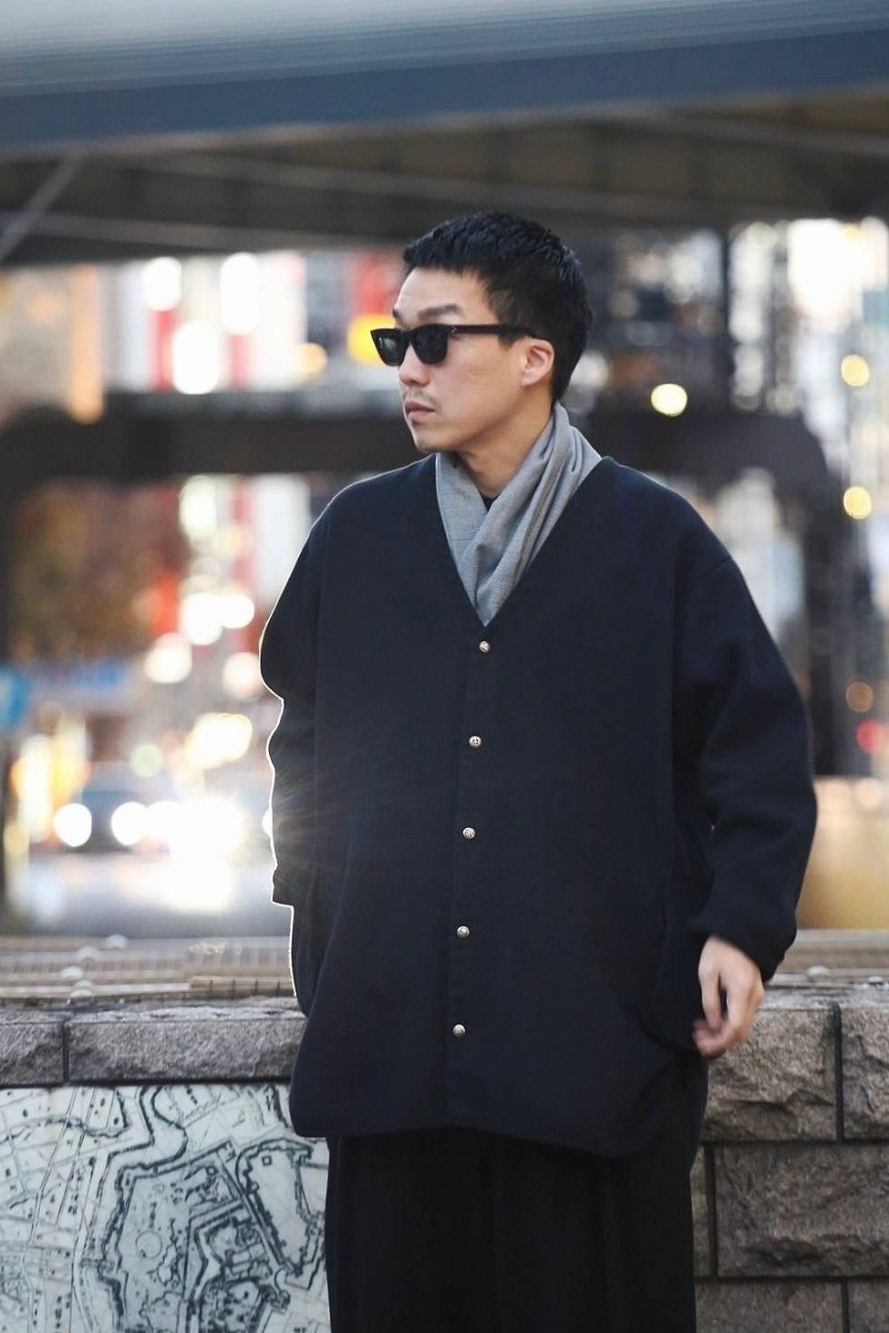 "PC GINZA EXCLUSIVE"PC KENDO NO COLLAR SHIRT JACKET