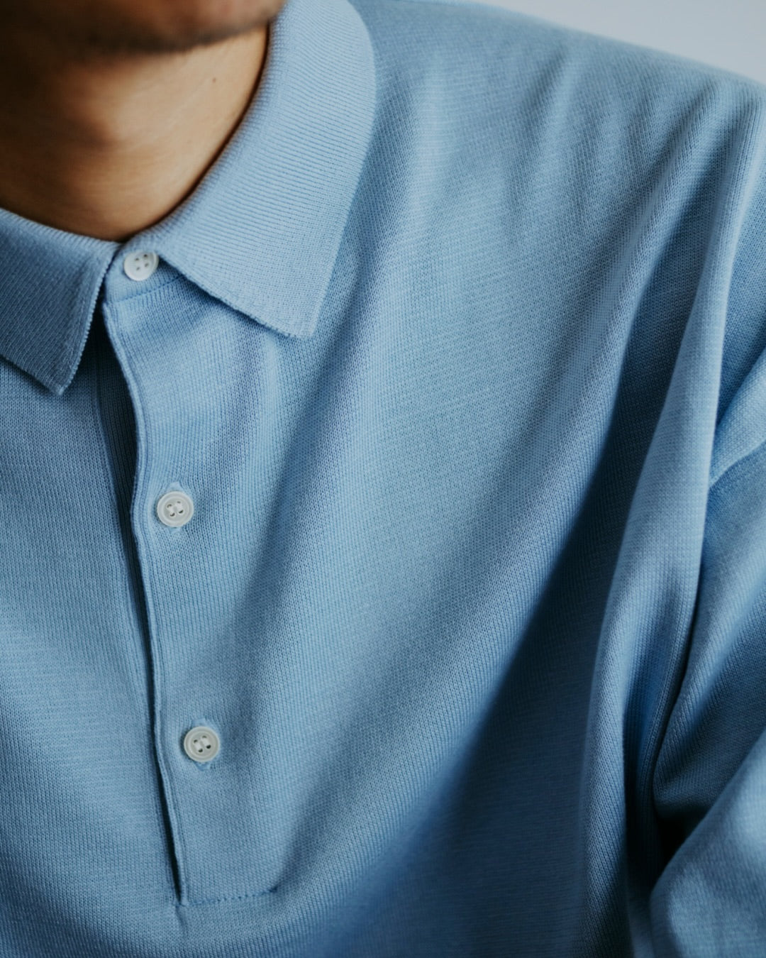 H/W SEA ISLAND COTTON KNIT POLO SHIRT