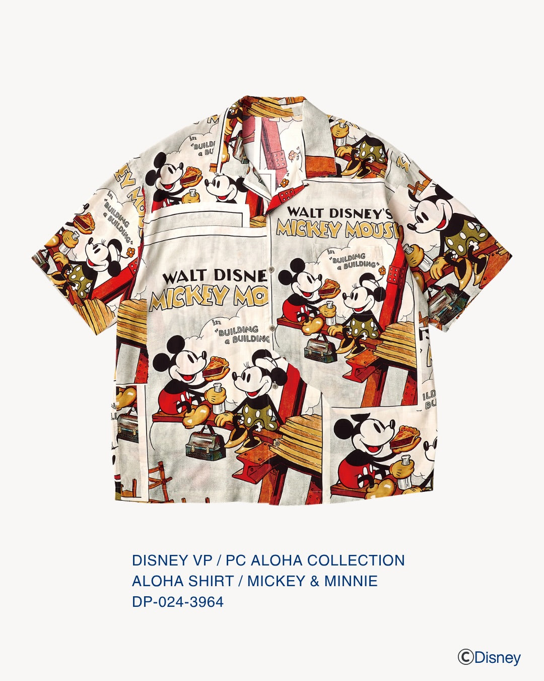 DISNEY VP / PC ALOHA COLLECTION ALOHA SHIRT / MICKEY & MINNIE