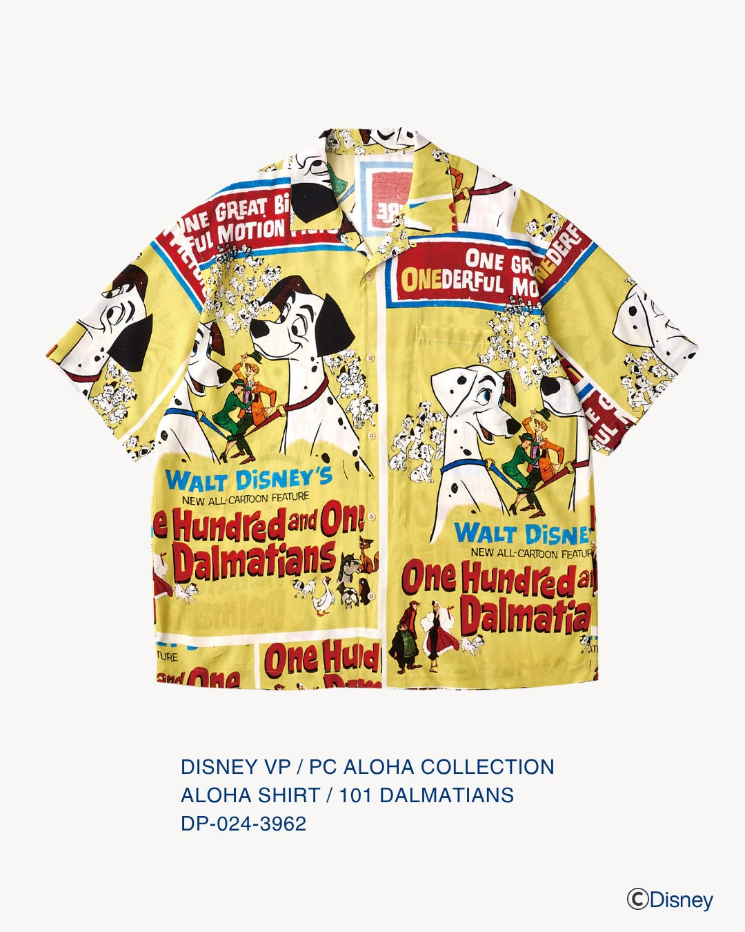 DISNEY VP / PC ALOHA COLLECTION ALOHA SHIRT / 101 DALMATIANS