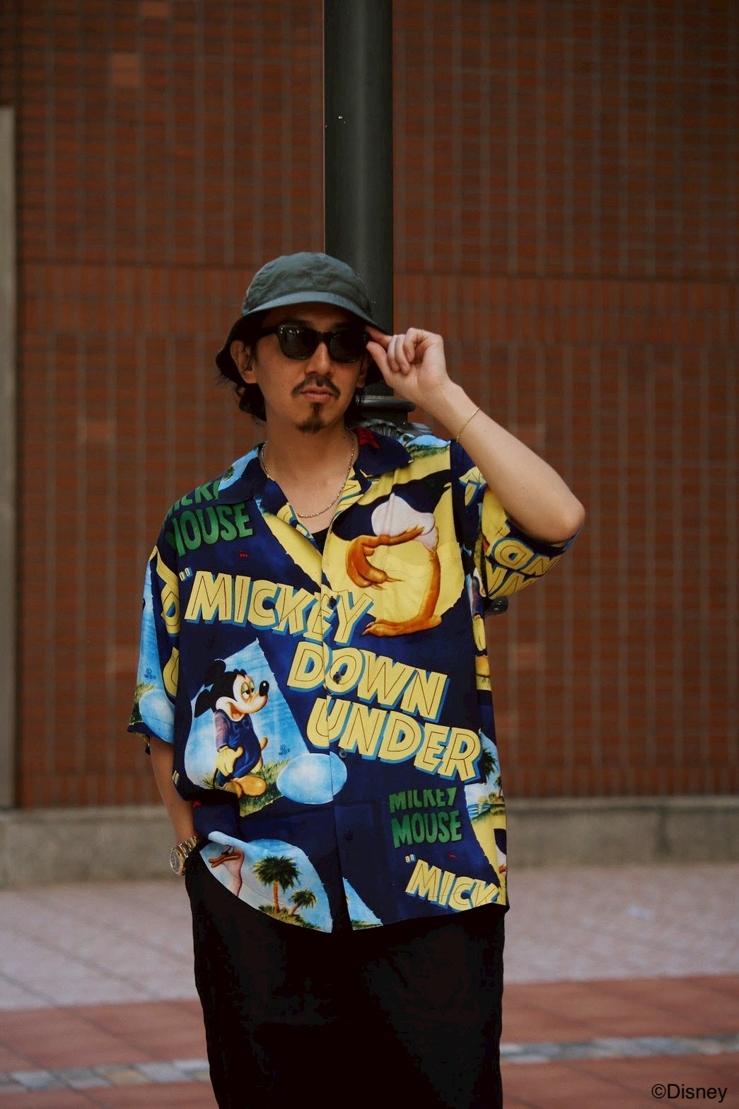 DISNEY VP / PC ALOHA COLLECTION ALOHA SHIRT / MICKEY & BIRD