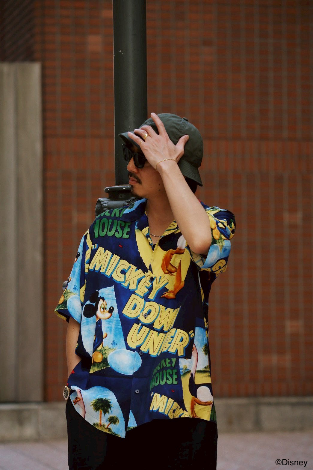 DISNEY VP / PC ALOHA COLLECTION ALOHA SHIRT / MICKEY & BIRD