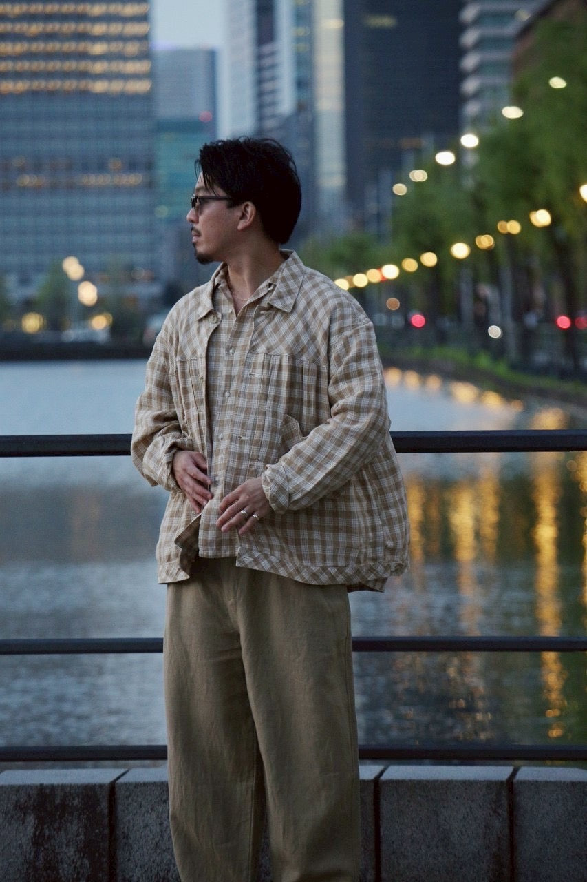 LINEN PALAKA SHORT JACKET