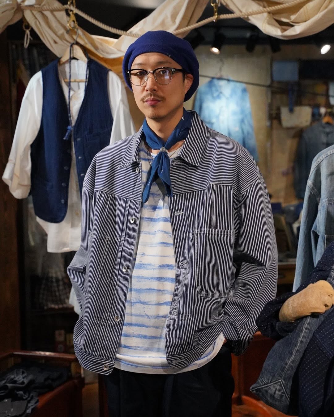 STEINBECK HICKORY STRIPE JACKET