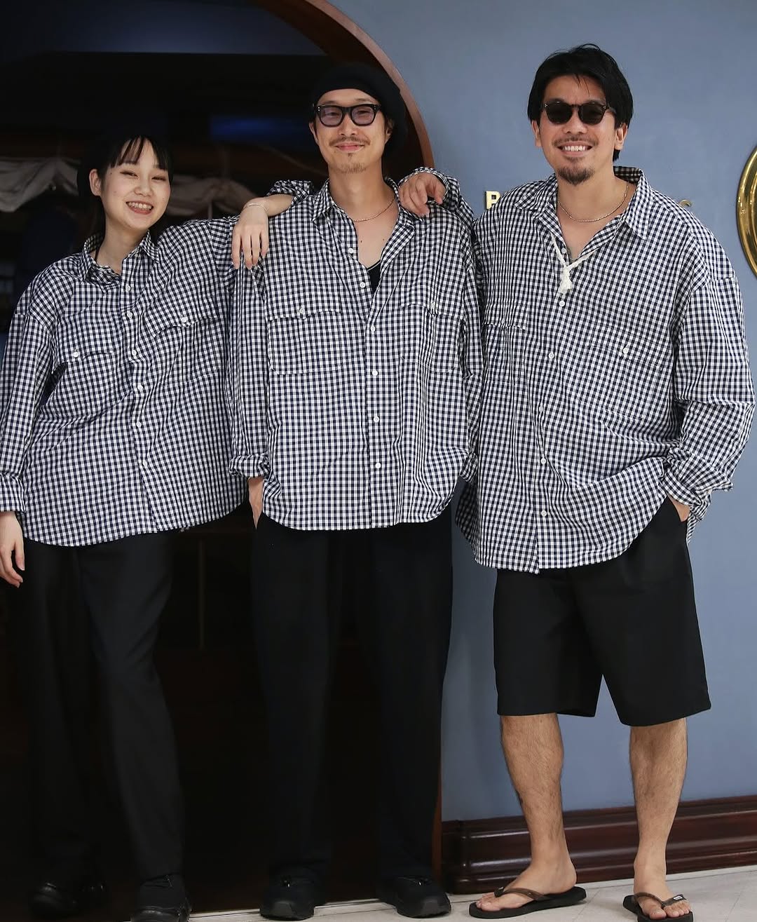 ROLL UP GINGHAM CHECK SHIRT