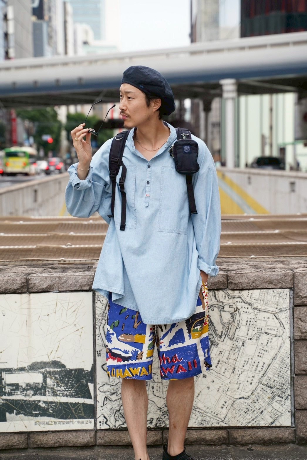 HAWAIIAN OUTDOOR ALOHA SHORTS