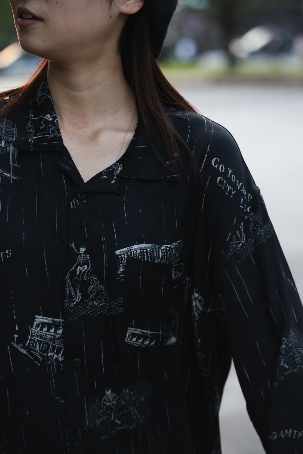 "BEAT SKULL IN THE RAIN" SHIRT