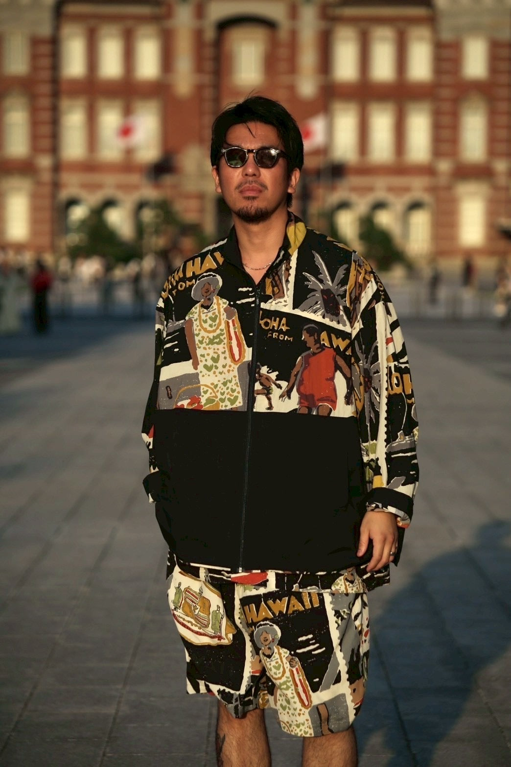 HAWAIIAN OUTDOOR ZIP UP JACKET