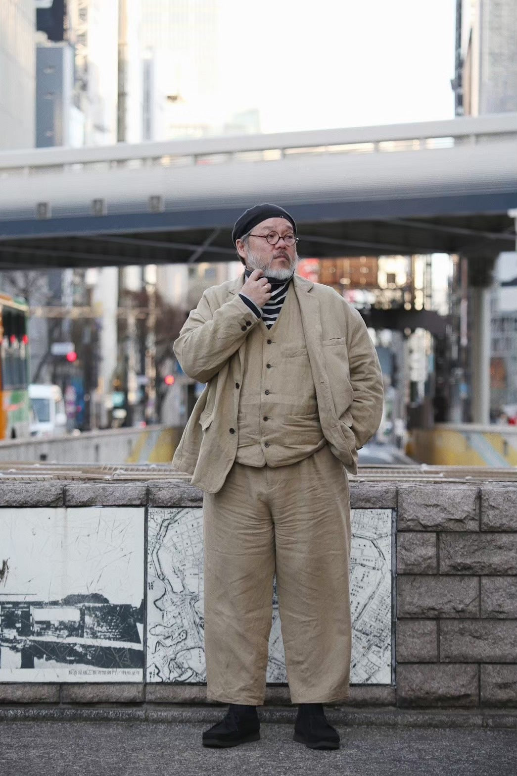ANTIQUE LINEN CLASSIC JACKET