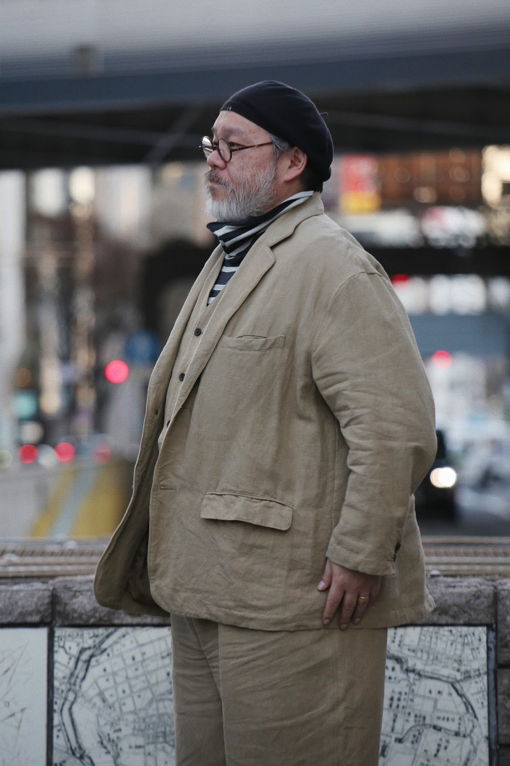 ANTIQUE LINEN CLASSIC JACKET