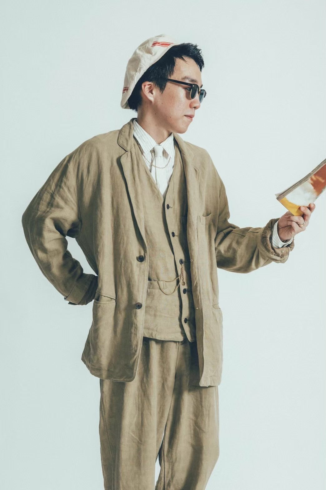 ANTIQUE LINEN CLASSIC JACKET