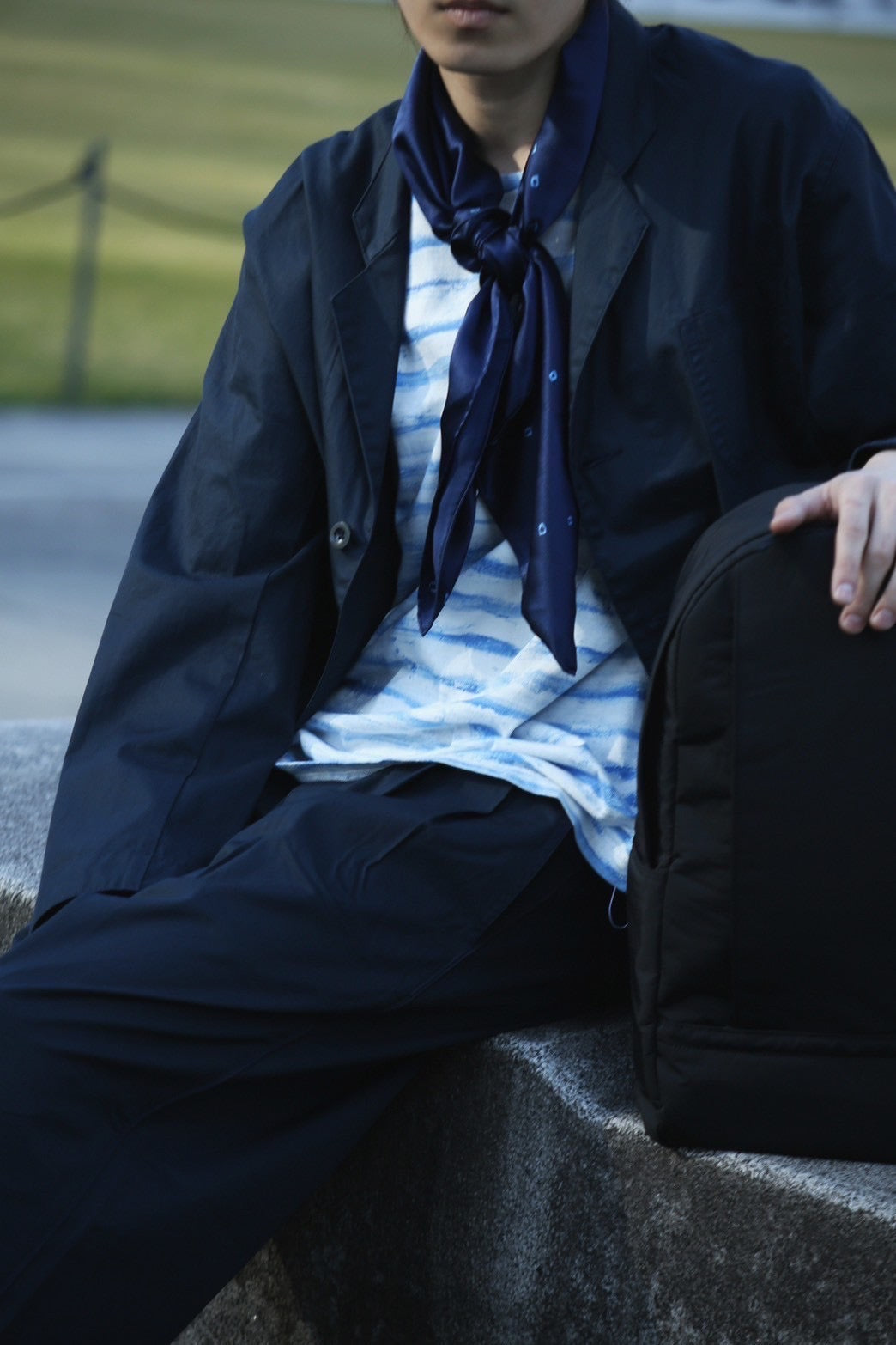 GABARDINE P.C.BAGS PANTS