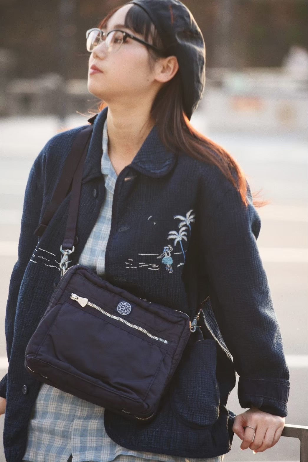 NEW SASHIKO LIGHT OLD HAWAII FRENCH JACKET WATCH CHAIN ITEM