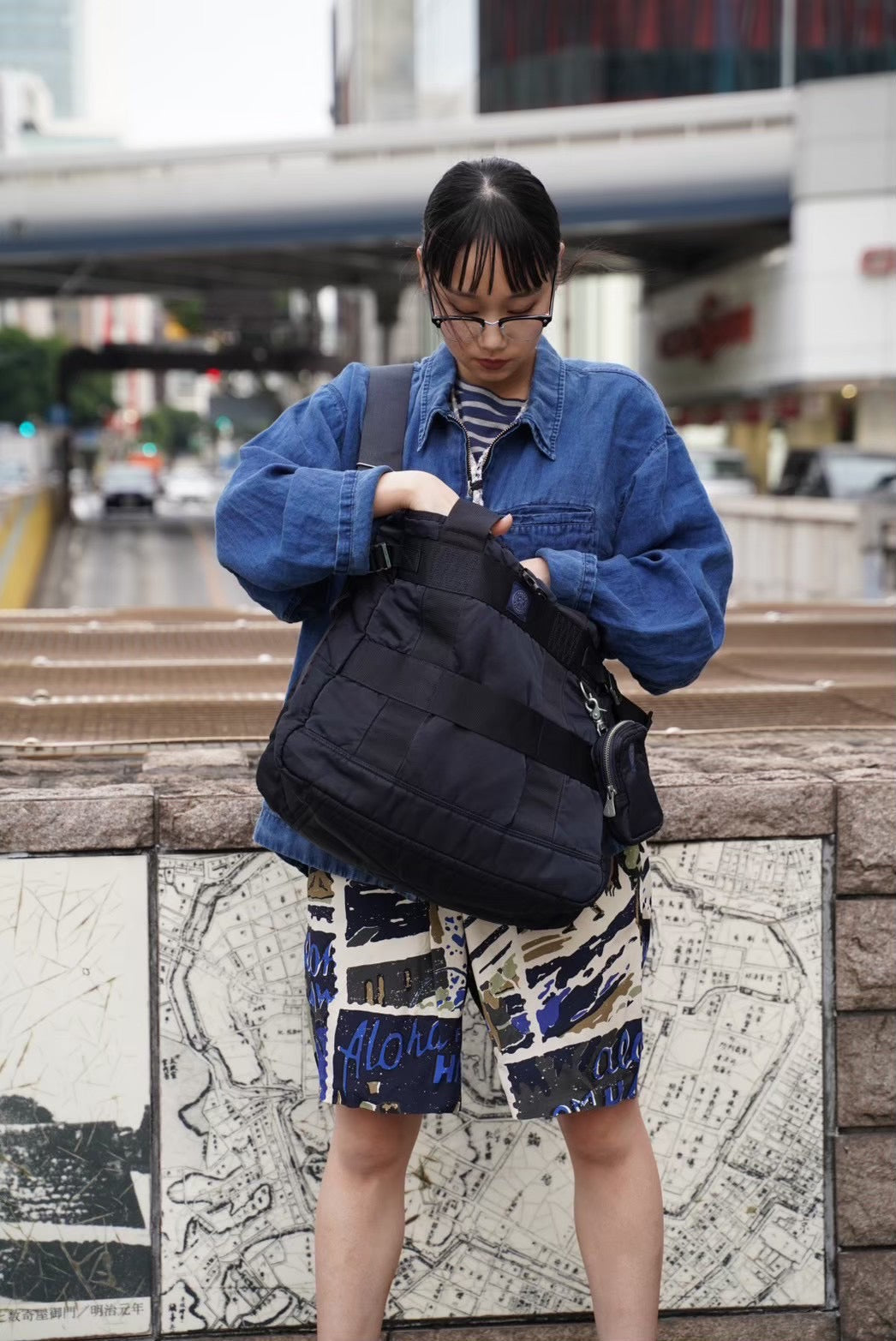 "GINZA EXCLUSIVE" SUPER NYLON TOTE BAG