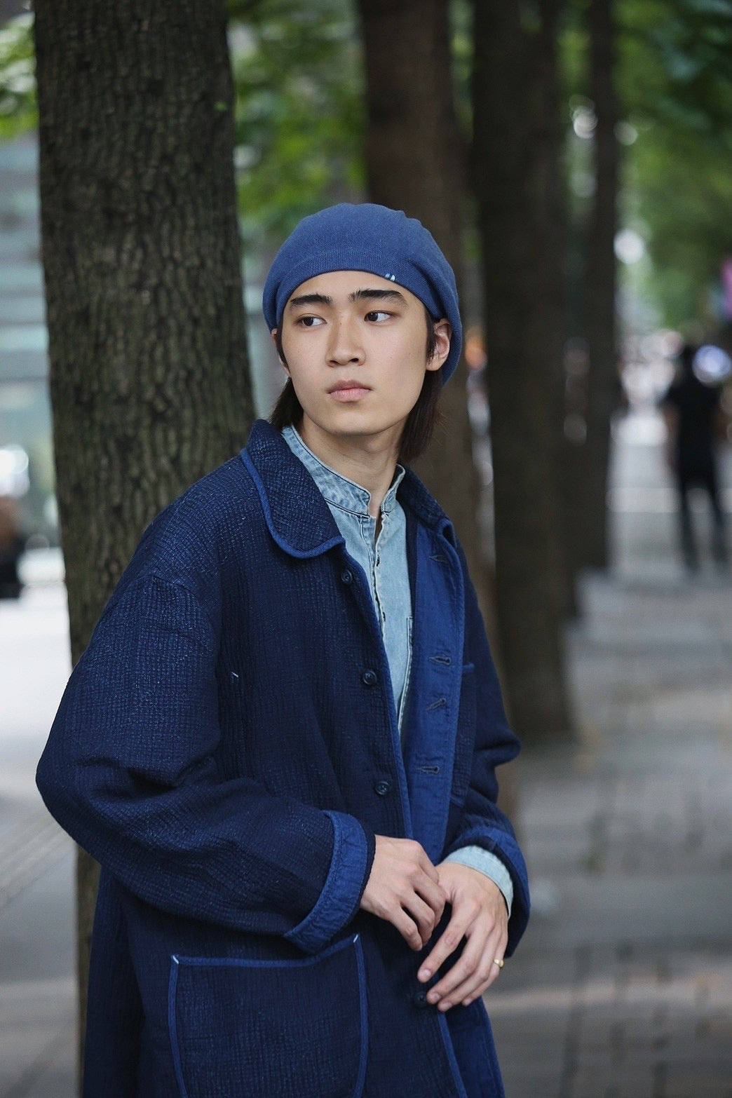 NEW SASHIKO LIGHT FRENCH JACKET WATCH CHAIN ITEM -2024AW-