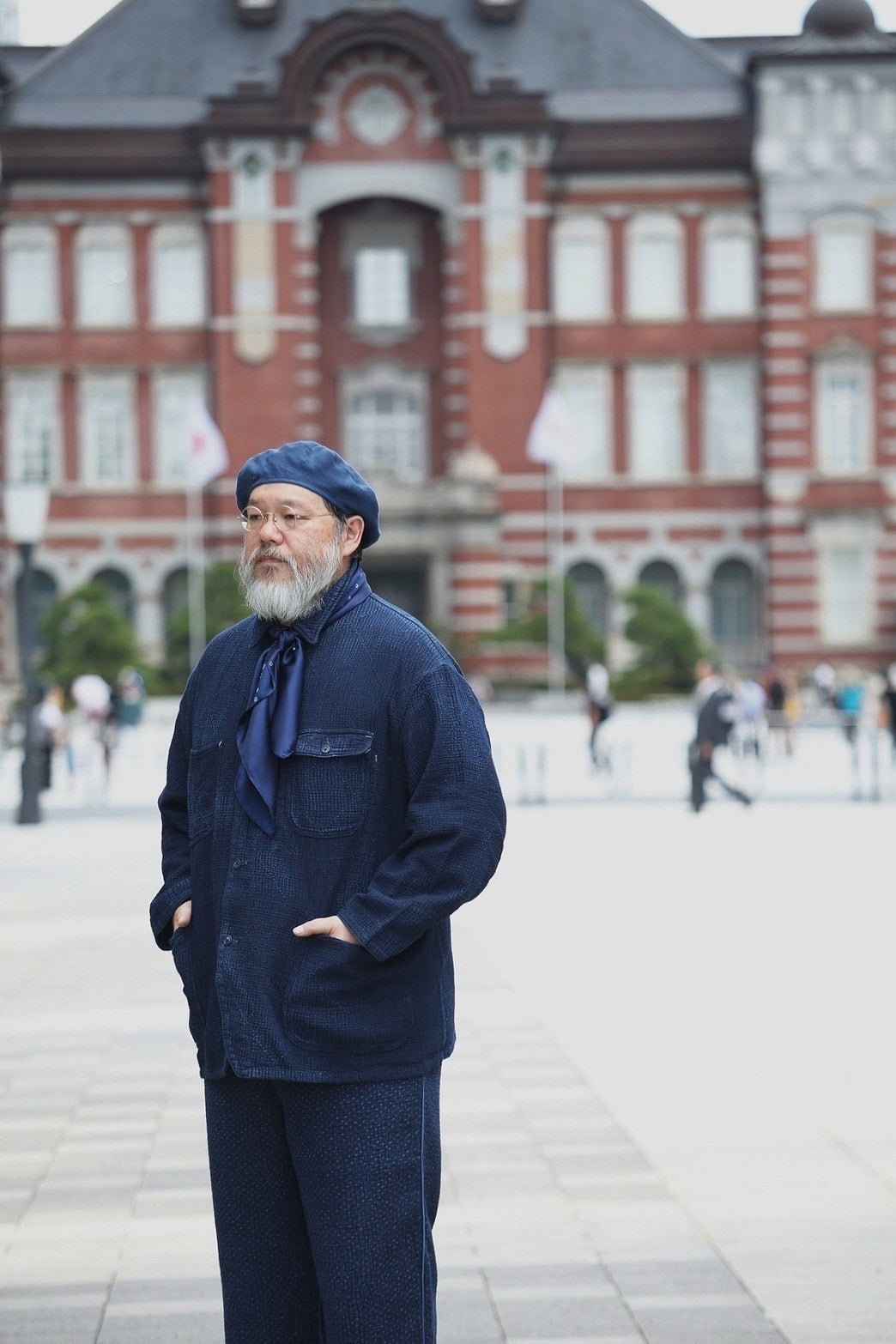 NEW SASHIKO LIGHT COVERALL JACKET