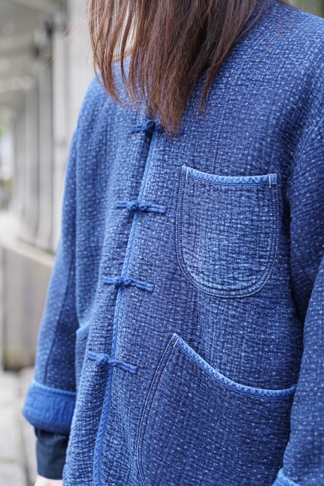NEW SASHIKO CHINESE JACKET