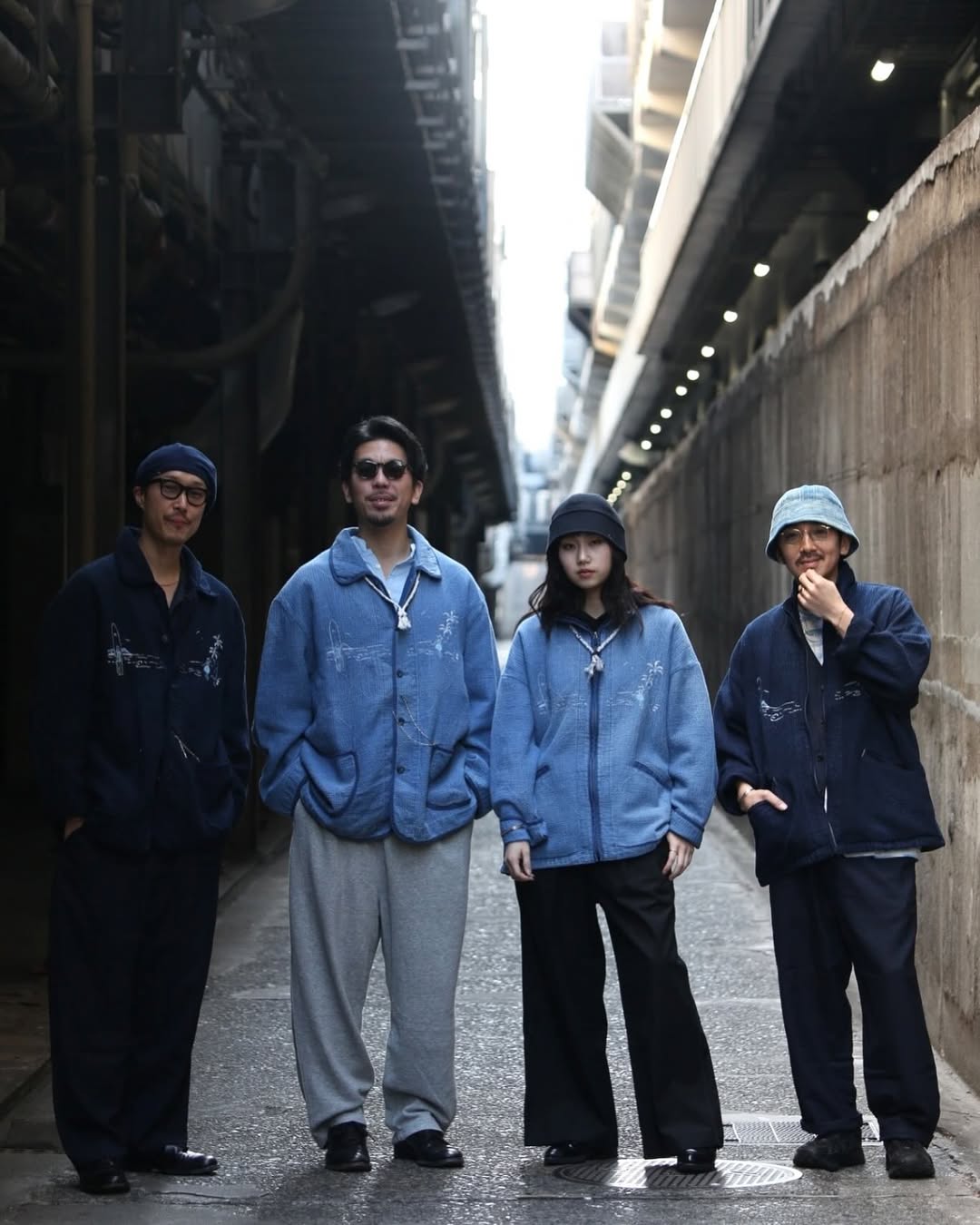 NEW SASHIKO LIGHT OLD HAWAII FRENCH JACKET WATCH CHAIN ITEM