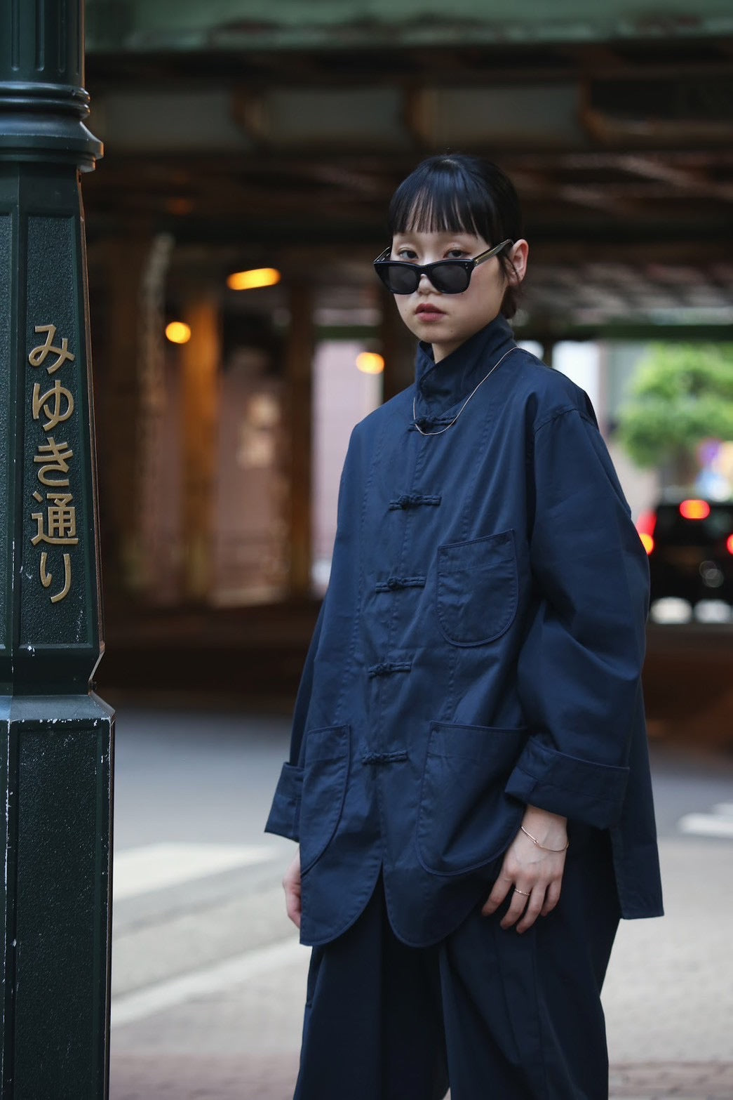 GABARDINE CHINESE JACKET