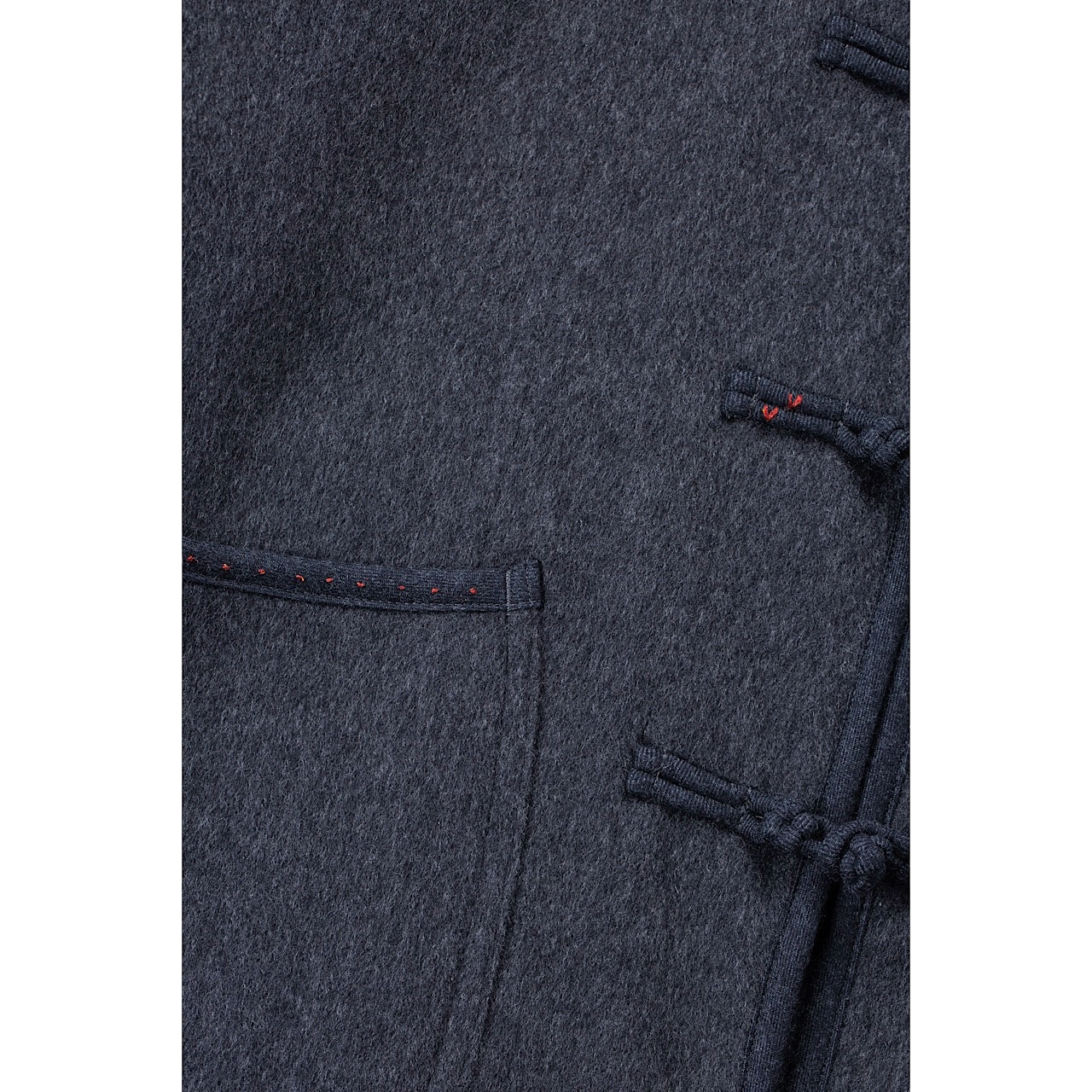 "GINZA EXCLUSIVE" H/W CASHMERE CHINESE JACKET HAND STITCH CUSTOM (BABY CASH)