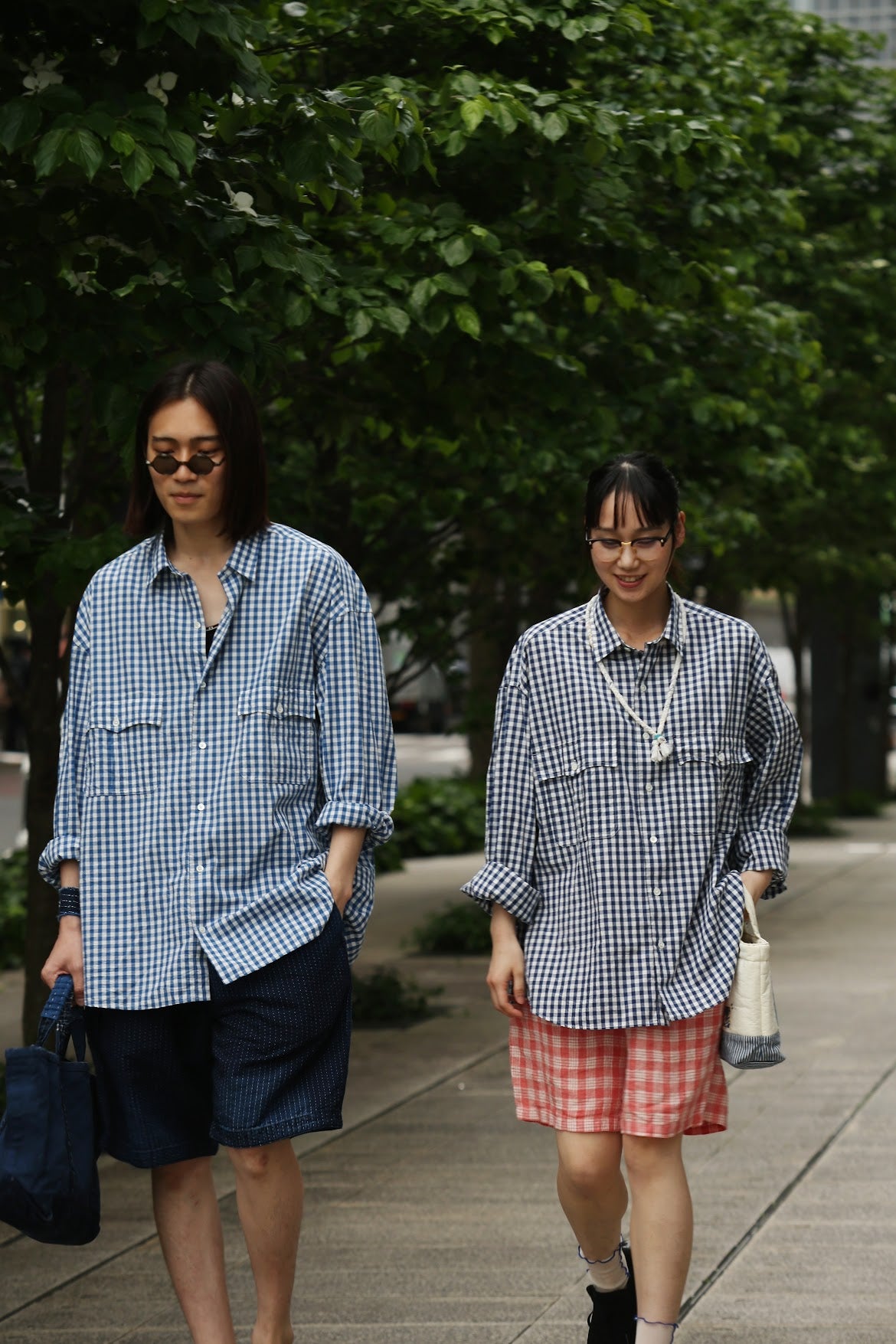 ROLL UP GINGHAM CHECK SHIRT