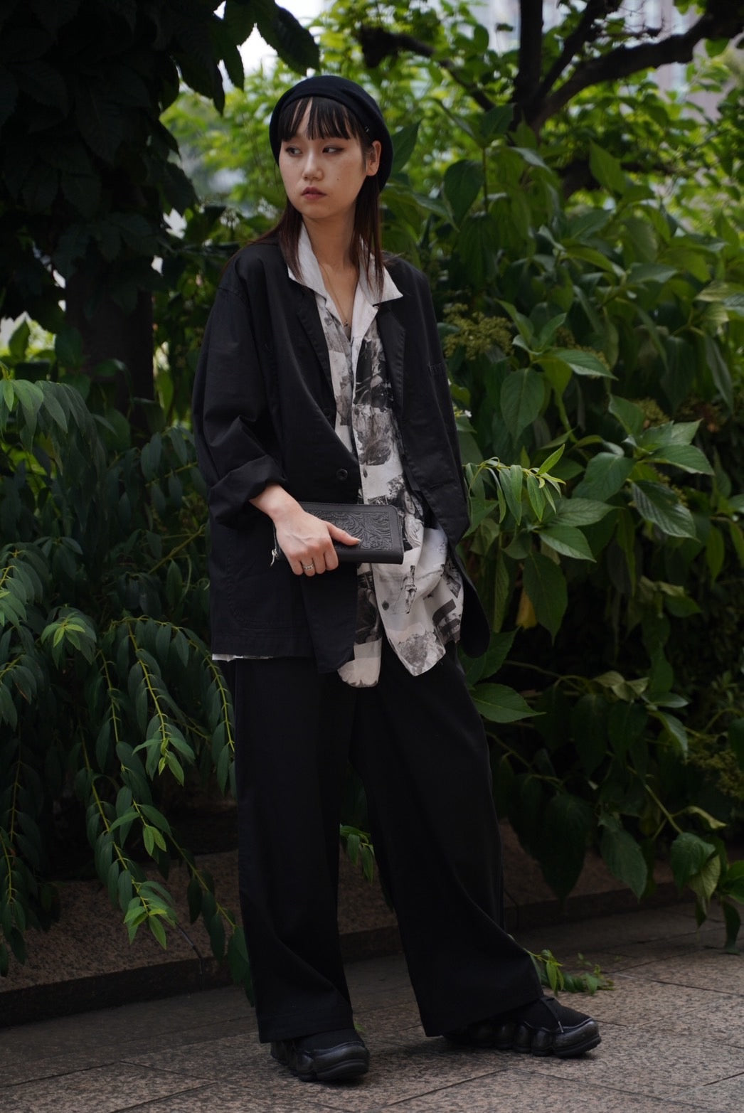 GABARDINE P.C.BAGS PANTS