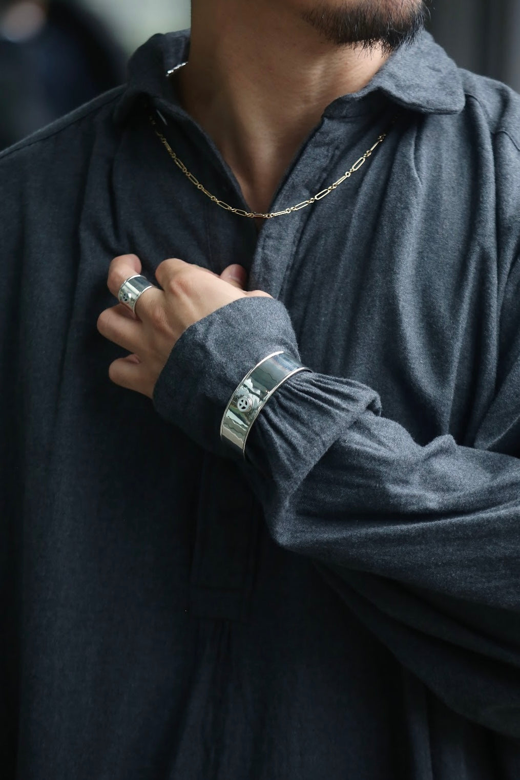 昼下がり GOLD CHAIN NECKLACE M