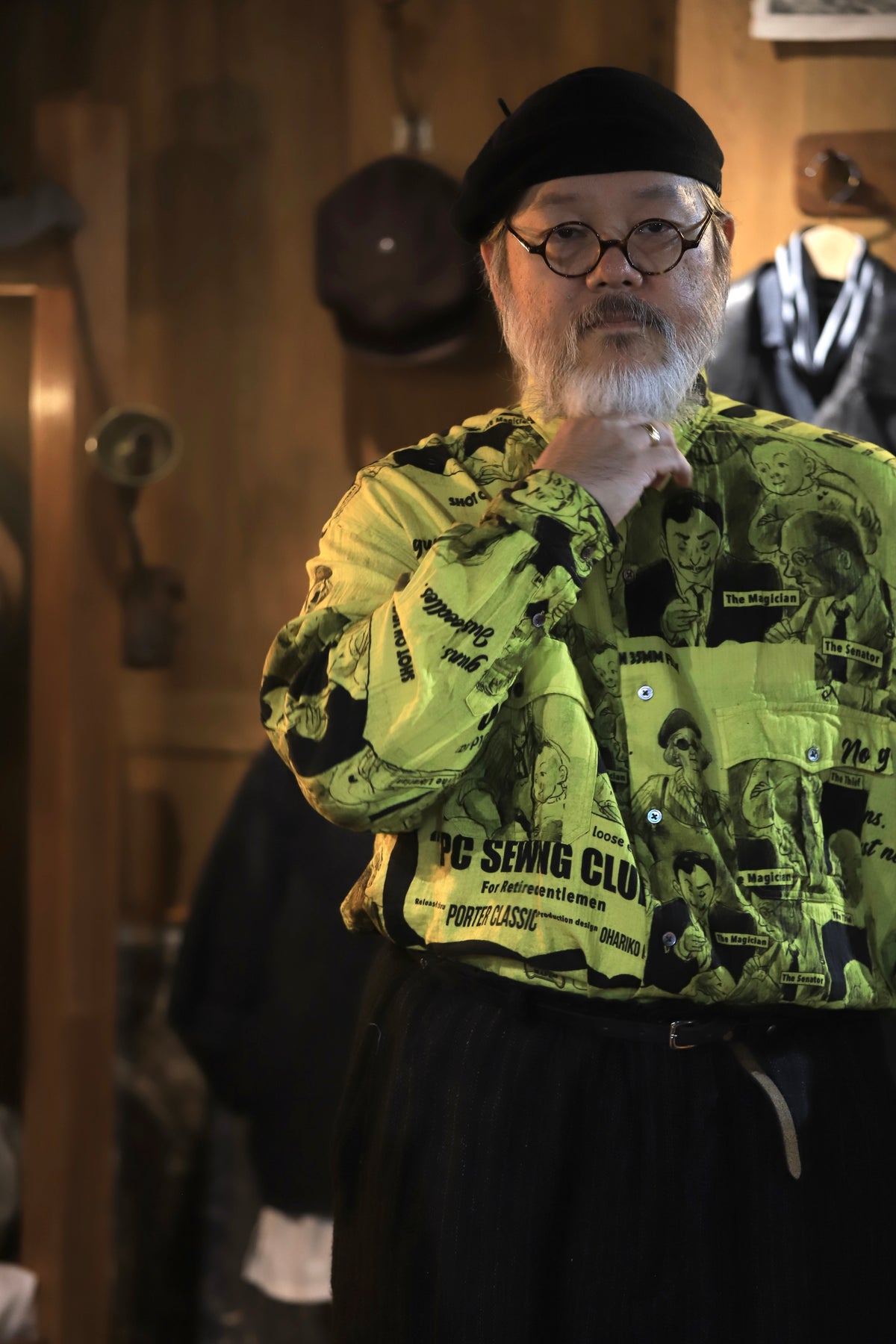 ROLL UP GAUZE SHIRT (PC SEWING CLUB)