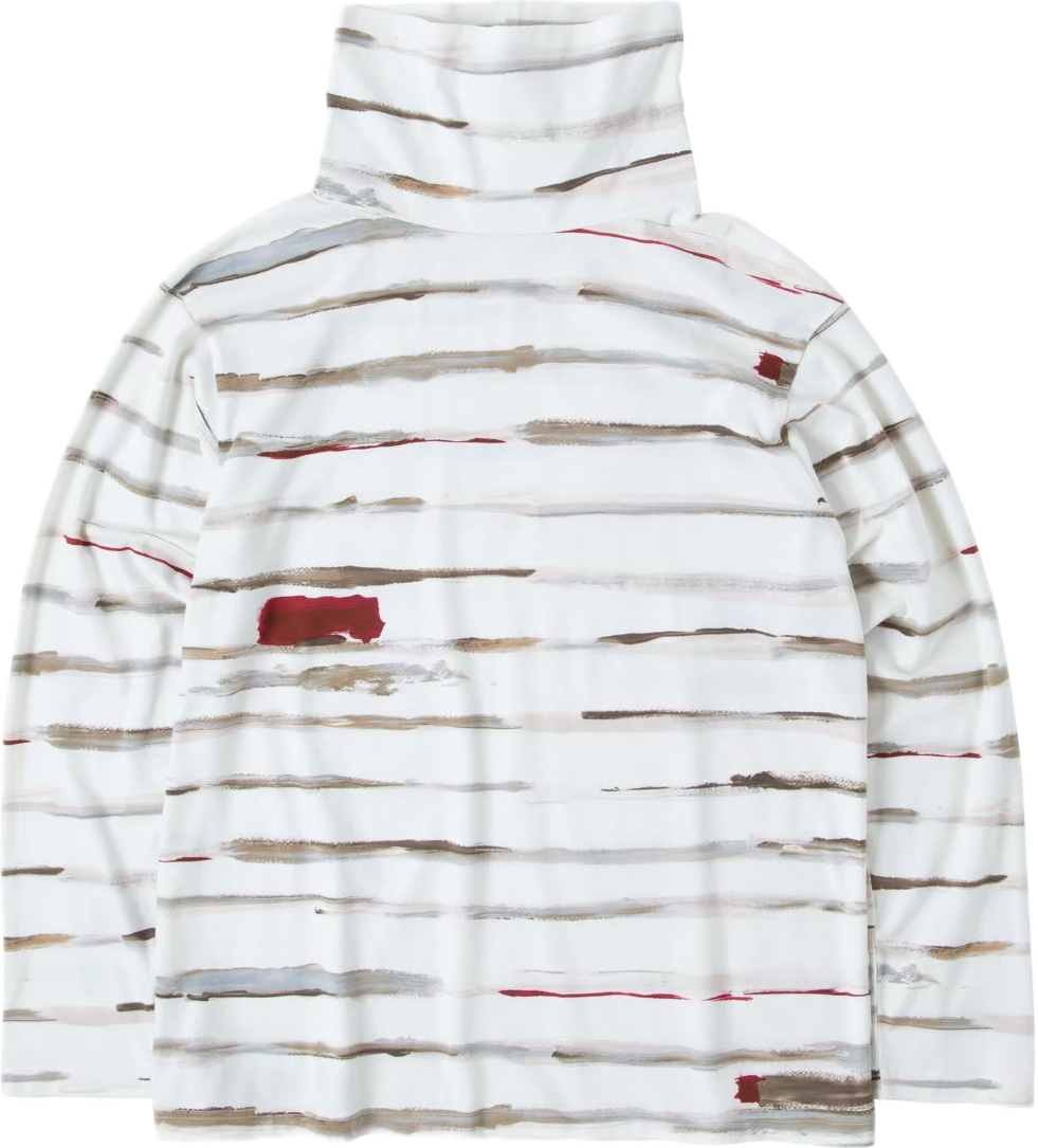 ARTIST BORDER TURTLENECK -2023AW-