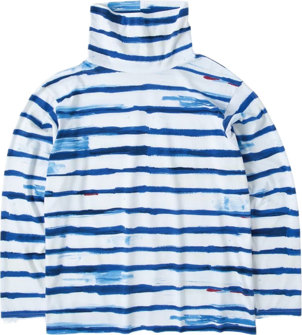 ARTIST BORDER TURTLENECK -2023AW- ARTIST BORDER TURTLENECK -2023AW-