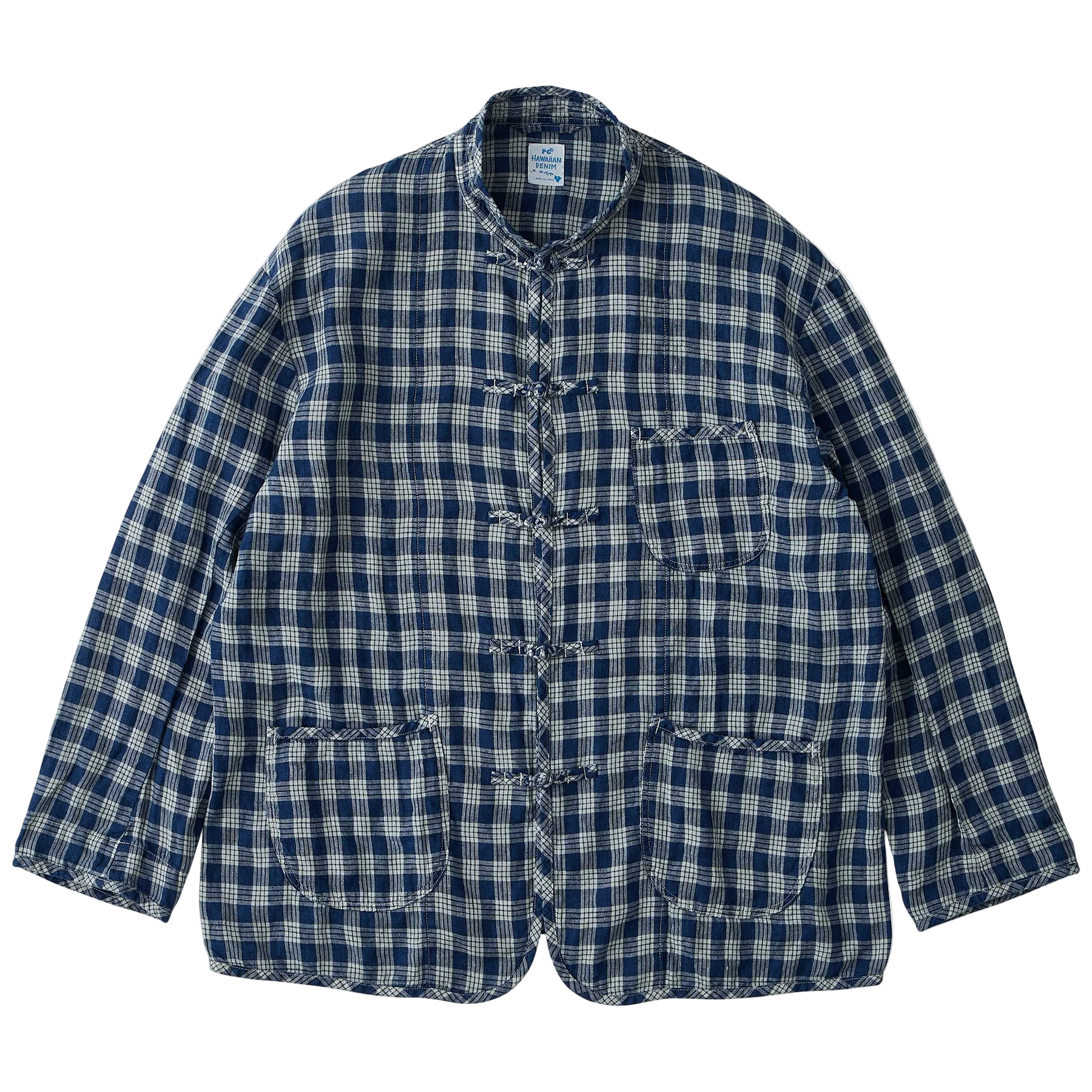 LINEN PALAKA CHINESE JACKET