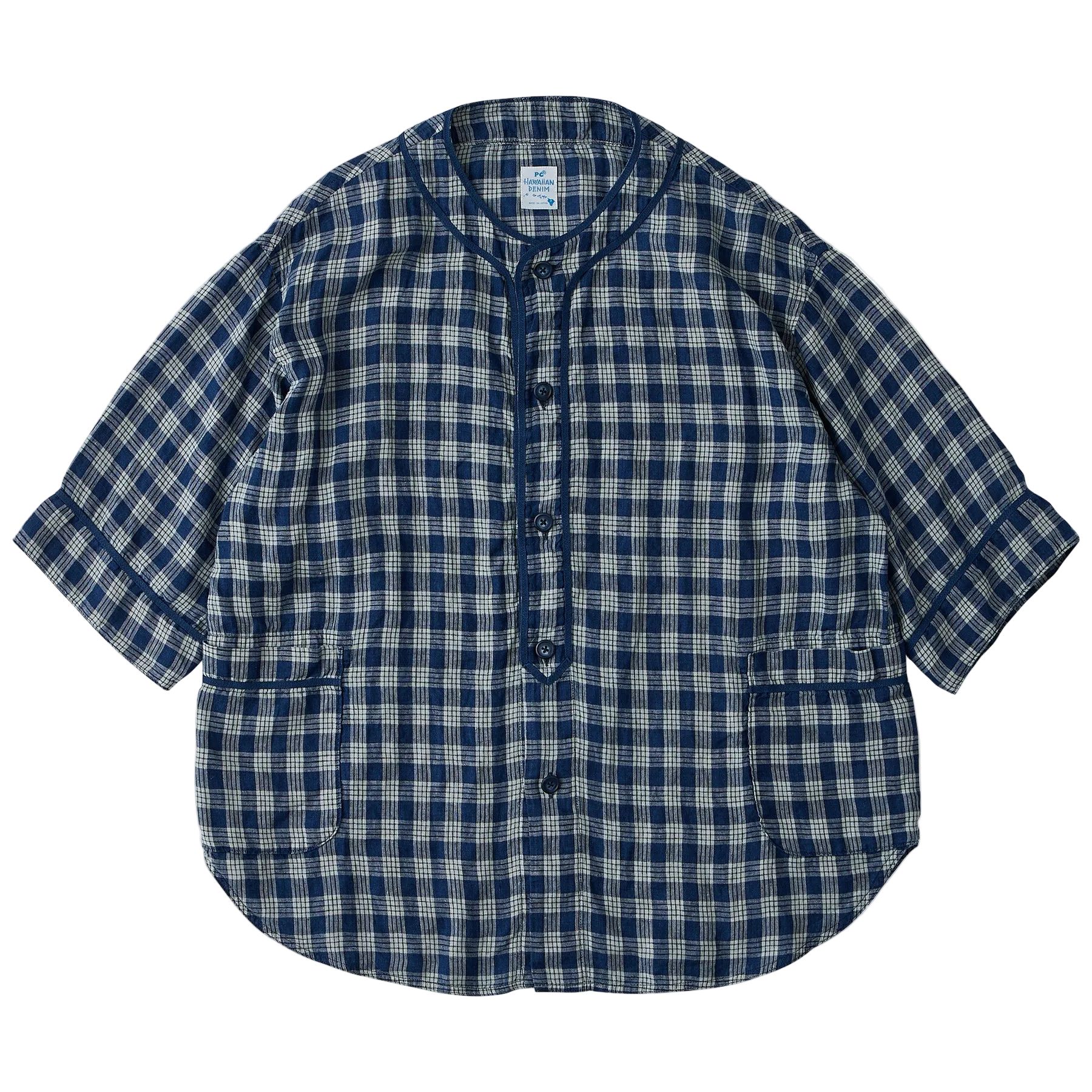 LINEN PALAKA BASEBALL SHIRT
