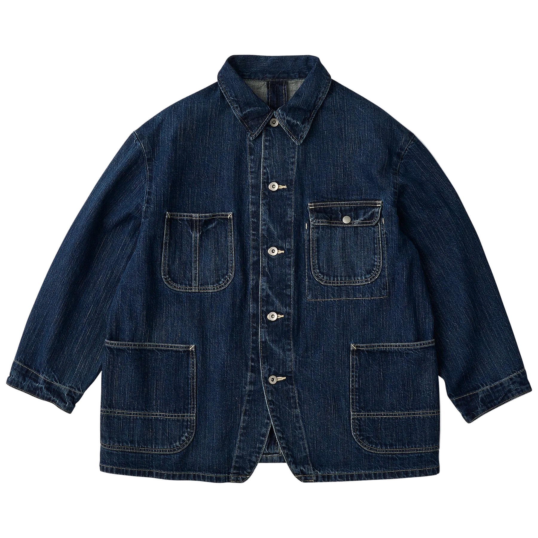ジャケット・アウター Porter Classic STEINBECK DENIM COVERALLS STEINBECK DENIM COVERALLS -NAVY-