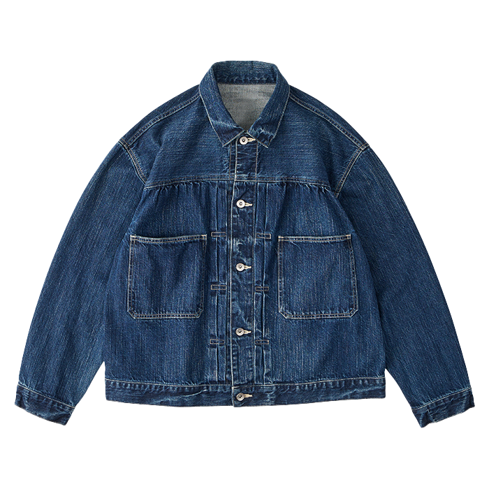 STEINBECK DENIM JACKET -NAVY- STEINBECK DENIM JACKET -NAVY-