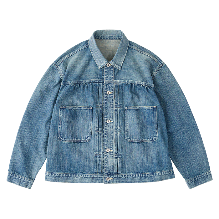 STEINBECK DENIM JACKET -BLUE-