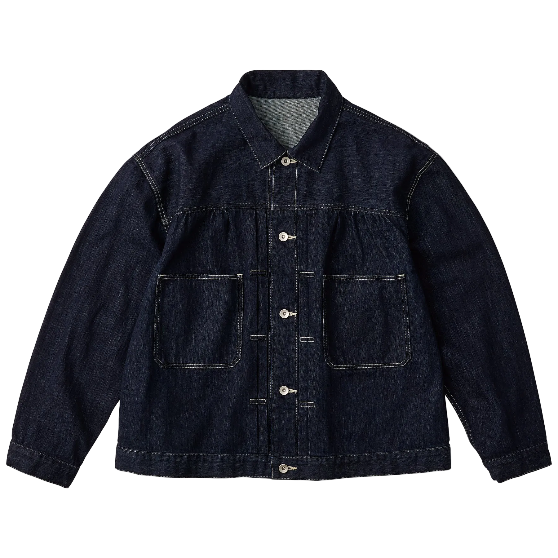 STEINBECK DENIM JACKET -DARK NAVY- STEINBECK DENIM JACKET -DARK NAVY-
