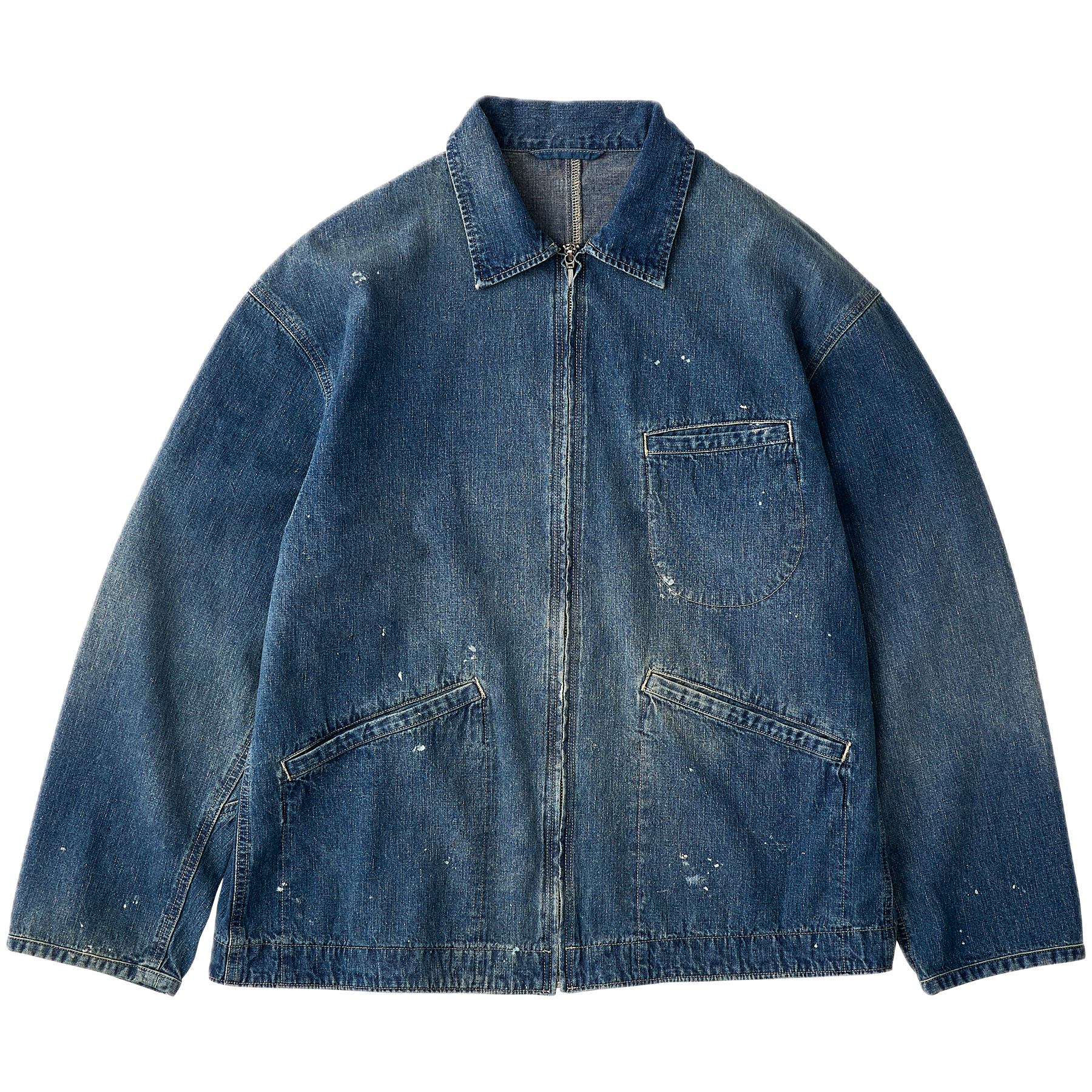 BREAKFAST DENIM ZIP UP JACKET