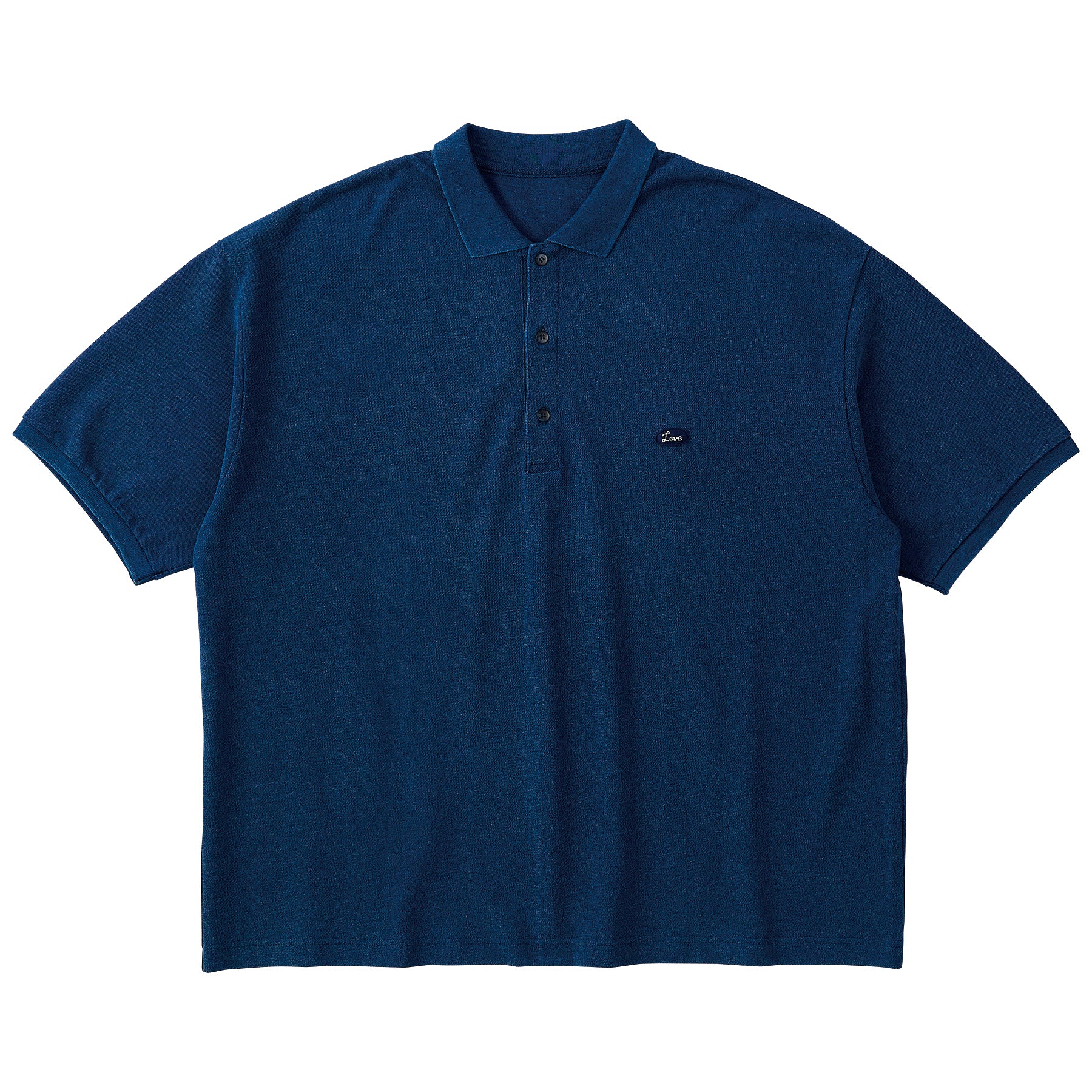 【Porter Classic】H/W INDIGO POLO SHIRT H/W INDIGO POLO SHIRT