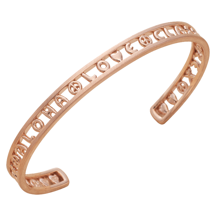 KAHIKO GOLD BANGLE (ALOHA)(カヒコ ゴールド バングル(アロハ KAHIKO GOLD BANGLE (ALOHA)(カヒコ ゴールド バングル(アロハ