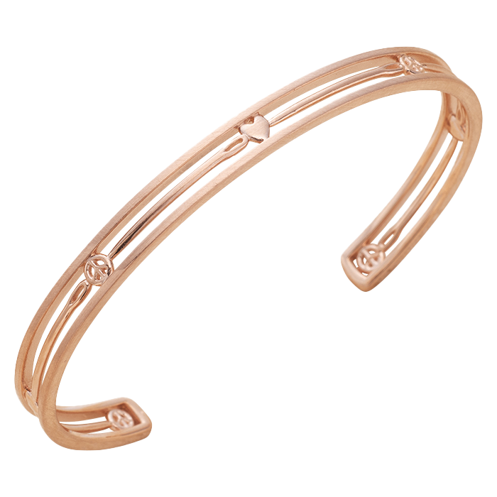 KAHIKO GOLD BANGLE (NEEDLE)