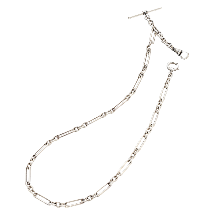 アクセサリー Porter classic  3WAY WATCH CHAIN Porter Classic - ALBERT 3 WAY WATCH CHAIN SINGLE (SILVER