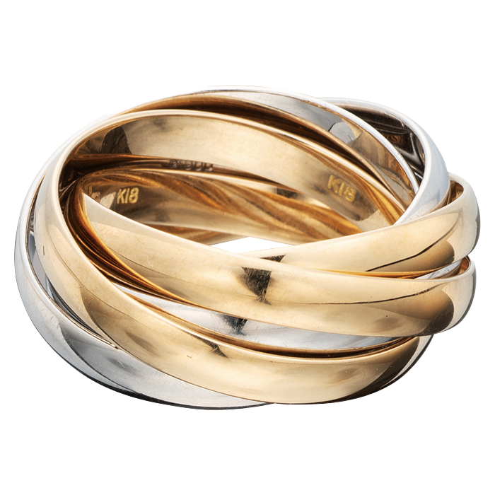 GOLD PLATINUM VI RING