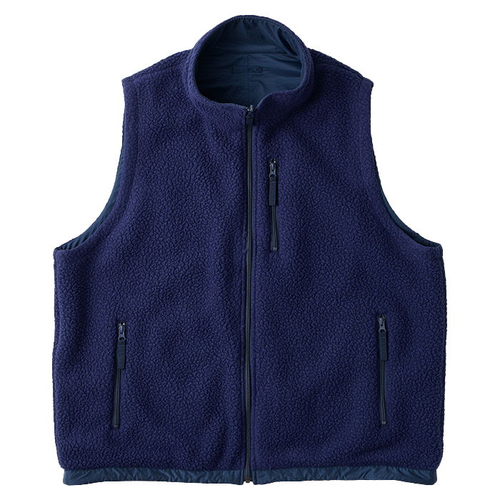 LINER NYLON FLEECE ZIP UP VEST (POLARTEC) / WEATHER MJ CONNECTION ~24AW~