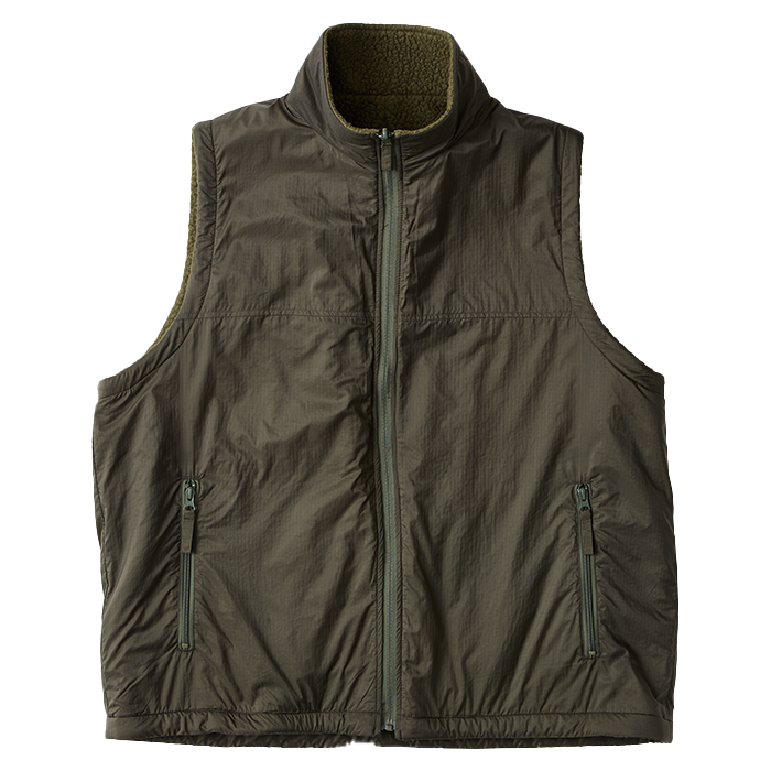 LINER NYLON FLEECE ZIP UP VEST (POLARTEC) / WEATHER MJ CONNECTION ~24AW~