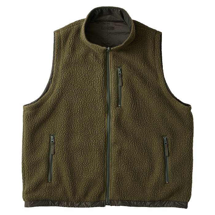 LINER NYLON FLEECE ZIP UP VEST (POLARTEC) / WEATHER MJ CONNECTION ~24AW~