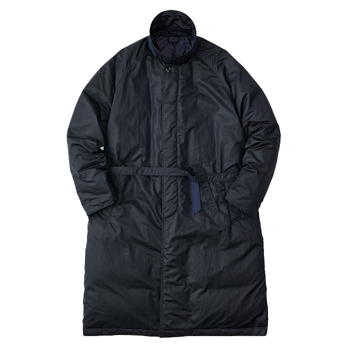 SHEEN NYLON BAL COLLAR DOWN COAT